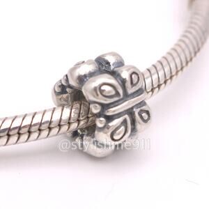 Authentic PANDORA Sterling Silver Three Sided Butterfly Charm - 790285